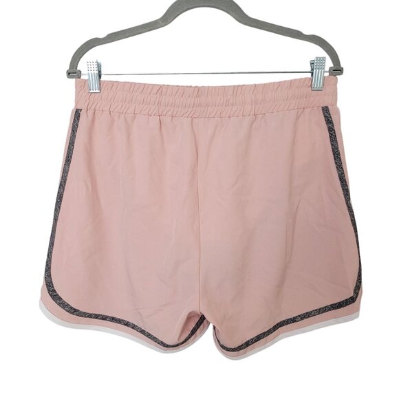 Adrienne Vittadini Sport Athletic Running Shorts Womens Size L Pink Gym Workout - Picture 2 of 6